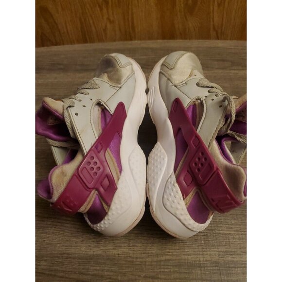 Nike Air Huarache Run Athletic Shoes Youth Size 1Y Gray Purple - Picture 5 of 12